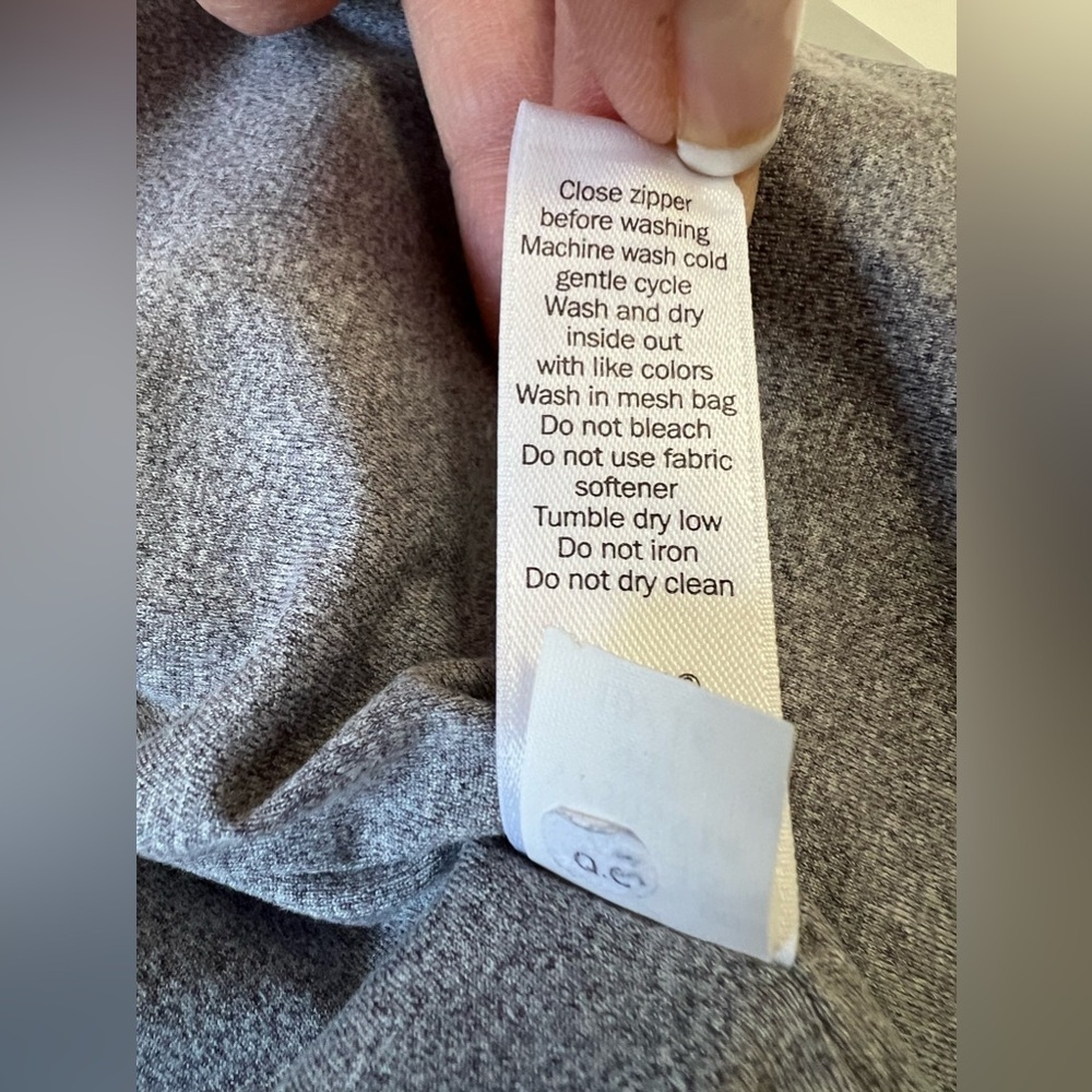 Athleta | Women’s SZ Small | Gray Cropped Journey Jacket | Windbreaker Full Zip - Picture 9 of 11